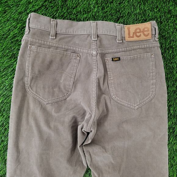 Vintage 70s LEE Riders Corduroy Pants 28x31 Faded TALON Zip - Picture 11 of 16